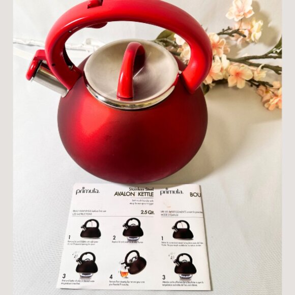 Primula Red Hot Whistling Tea Kettle - Picture 9 of 12